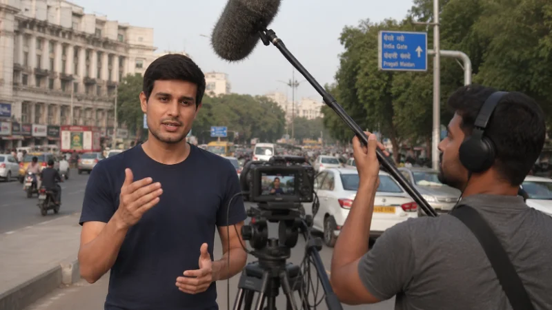 Dhruv Rathee net worth growth through his YouTube career timeline