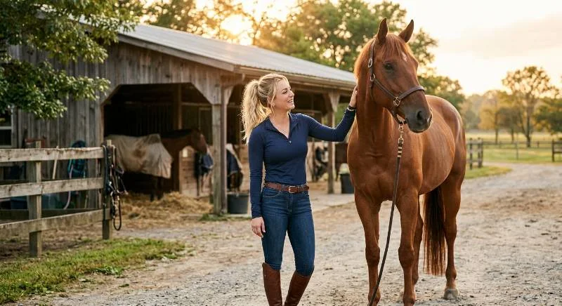 Kaley Cuoco net worth lifestyle horseback riding photo