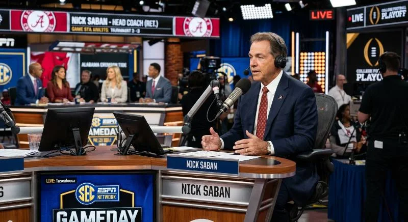 Nick Saban net worth ESPN analyst career