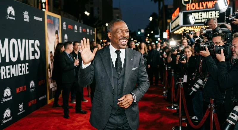 Eddie Murphy net worth Hollywood red carpet appearance