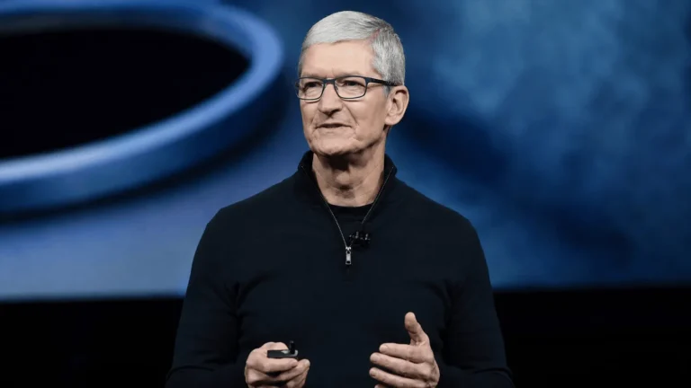 tim cook net worth apple ceo on stage
