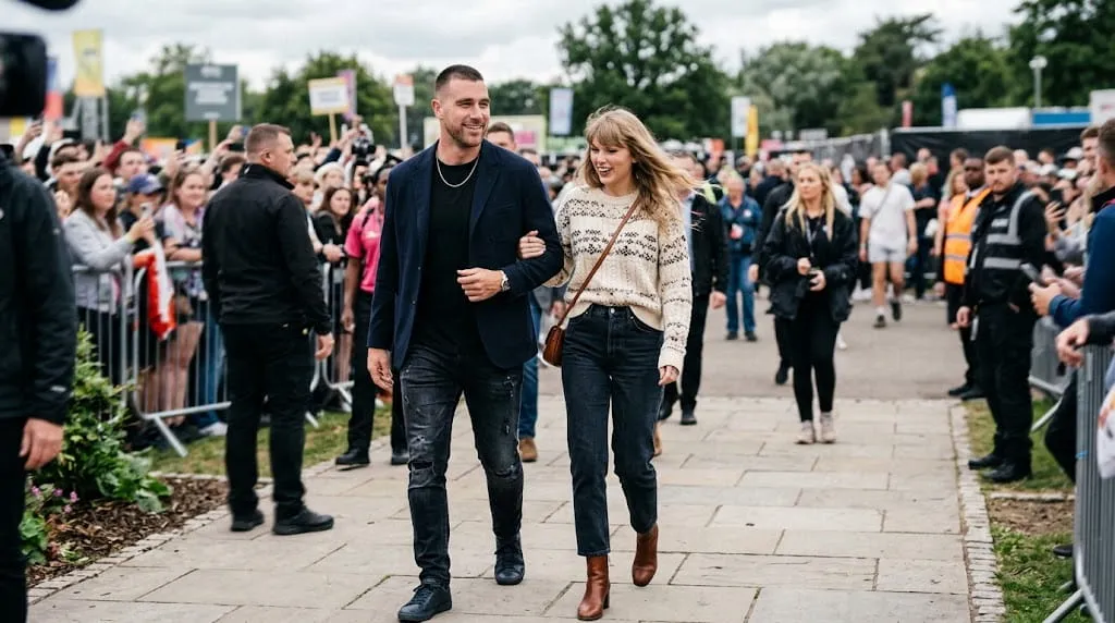 Travis Kelce net worth Taylor Swift public appearance
